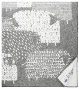 Vlnená deka Päkäpäät 130x180, sivá