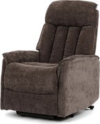 Polohovacie kreslo hnedé, elektrické TV-H9727 BR2