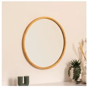 Atmosphera - Nástenné zrkadlo KIM pr. 55 cm kaučukovník