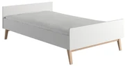 Biela detská posteľ 120x200 cm Swing – Pinio