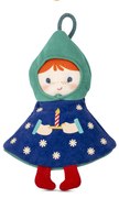 Lilliputiens – vianočná plyšová dekorácia – modrá elfka Titti