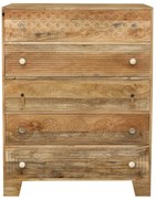 furniture-nabytek.cz - Rustikalna komoda z mangového dreva 90x120x45