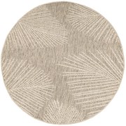 Koberec Patio 5028/170 béžový / hnedý kruh