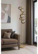 Brilagi - LED Stojacia lampa MILLA 7xG9/3W/230V zlatá/dymová