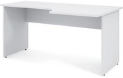 Ergonomický stôl Impress 160 x 90 cm, pravý, biela