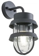 Redo 9498 - Vonkajšia nástenná lampa CLAUT 1xE27/42W/230V IP44 antracit