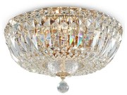 Maytoni DIA100-CL-03-G - Stropné svietidlo BASFOR 3xE14/60W/230V zlatá