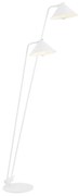 Argon 7074 - Stojacia lampa GABIAN 2xE27/15W/230V biela