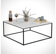 Konferenčný stolík ROYAL 43x75 cm čierna/biela