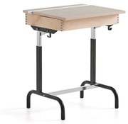 Školská lavica 188, antracit/šedá