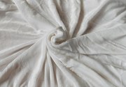 Mikroplyšová plachta napínacia biela 180x200cm