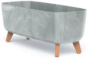 Kvetináč GRACIA CASE BETON EFFECT 58cm sivý