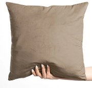 Biante Zamatová obliečka na vankúš Velvet Prémium SVP-034 Kávovo hnedá 30 x 50 cm