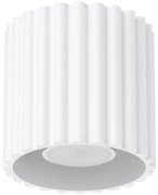 Sollux SL.1779 - Bodové svietidlo AURA 1xGU10/10W/230V 10 cm biela