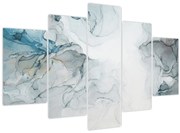 Obraz - Modrý mramor (150x105 cm)