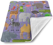 Sablio Deka pre bábätko Animované safari - 80x100 cm