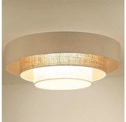 Duolla - LED Stropné svietidlo LUNETA LED/26W/230V pr. 60 cm 4000K krémová/hnedá DU606134