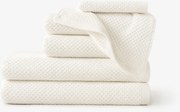 Goldea bavlnený froté uterák / osuška micro pure - vanilkový 70 x 140 cm