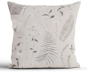 Bavlnená obliečka na vankúš Renforcé 40 × 40 cm – Gloria béžová