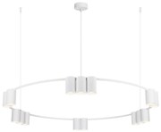 Luster na lanku GENESIS 15xGU10/8W/230V biela