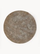 Okrúhly huňatý koberec's vysokým vlasom Leighton