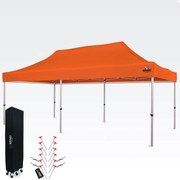 BRIMO Nožnicový Stan 3x6 m ALU bez Stien - Hliníkový Rám, Vodotesný - bez stien - Oranžová 39