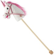 Hobby horse unicorn so zvukom a kolieskami Nia Baby Mix white