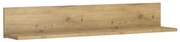 Konsimo Sp. z o.o. Sp. k. Nástenná polica LEORI 20x86,5 cm dub artisan KO0171