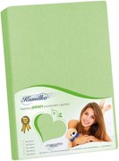 Bellatex Jersey prestieradlo Kamilka jarná zelená, 220 x 200 cm
