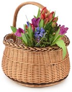 Nákupný kôš prútený Pirkumu IV.š. 36 x hl. 31 x v. 25/45(cm)