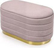 Taburetka BELLA pudrovo ružová