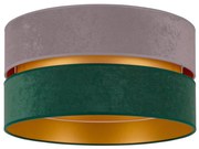 Duolla - Stropné svietidlo DUO 1xE27/15W/230V pr. 40 cm šedá/zelená/zlatá