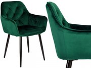 Jedálenské kreslo Nevada zelené