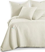 Krémový pléd zo ženilky 220x240 cm Talo – Filumi