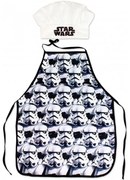 Detská zástera s kuchárskou čiapkou Star Wars - Hviezdne vojny - pre deti 3 - 8 rokov