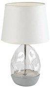 Rabalux 74227 dekoratívna stolná lampa Apolonia, biela, E27, 1x max. 40W, IP20