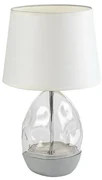Rabalux 74227 dekoratívna stolná lampa Apolonia, biela, E27, 1x max. 40W, IP20