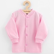 Dojčenský bavlnený kabátik New Baby Happy Elephante pink, vel. 56 (0-3m)