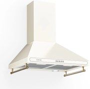 Klarstein Victoria, digestor, 60 cm, nástenný, 644,5 m³/h, LED, retro dizajn, čierny