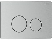 Mexen Tex 06, splachovacie tlačidlo z nehrdzavejúcej ocele, brúsená oceľ, 6106-10