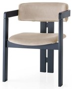 Jedálenská stolička CO Beige and Black