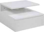 XXXLutz NOČNÝ STOLÍK, biela, 35/22,5/32 cm - Online Only spálne - 001749085104