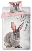 Bavlnené obliečky Homa BUNNY 140x200 cm