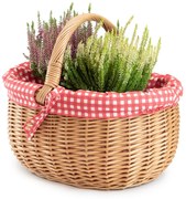 Nákupný kôš prútený Levitra VI.š. 42 x hl. 34 x v. 23 / 36(cm)