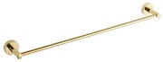 Kúpeľňová polica na uteráky MEXEN REMO s 1 priečkou - zlatá, 7050724-50