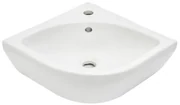 Rohové umývadlo VitrA Integra 56x40 cm otvor pre batériu uprostred 7336-003-0999