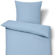 Ľanová posteľná bielizeň, svetlomodrá, štandardná veľkosť
