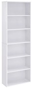 Knižnica Vasagle Viera 60 cm biela