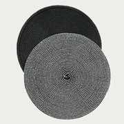 Podložka pod tanier LANDO čierna 761584 (2 ks)