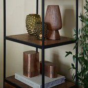 Medený antik kovový oválny úložný box Samuel - 20*9*10 cm